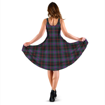 Nairn Tartan Sleeveless Midi Womens Dress - Tartan Vibes Clothing