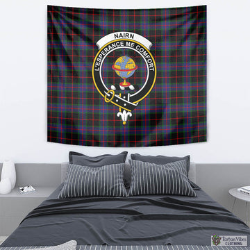 Nairn Tartan Tapestry Wall Hanging and Home Decor for Room with Family Crest - Tartan Vibes Clothing
