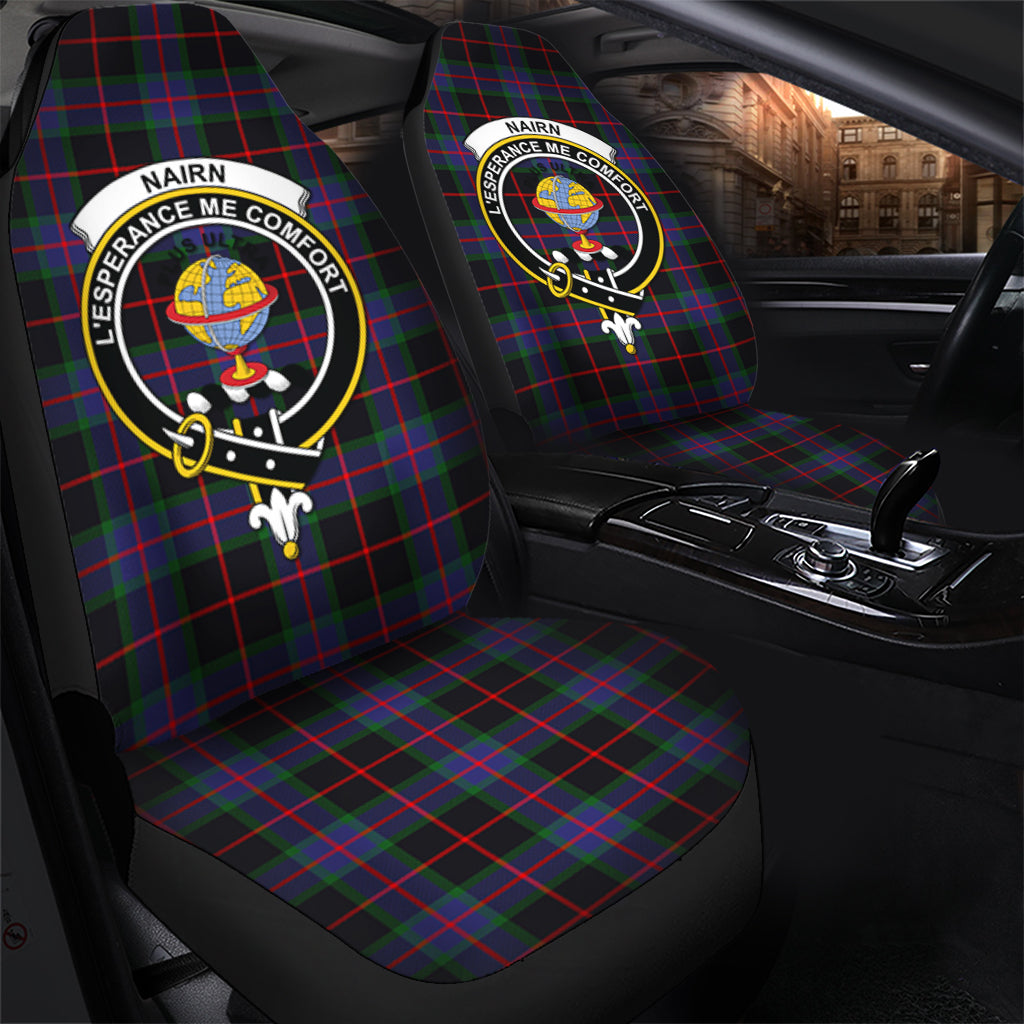 Nairn Tartan Car Seat Cover with Family Crest - Tartan Vibes Clothing