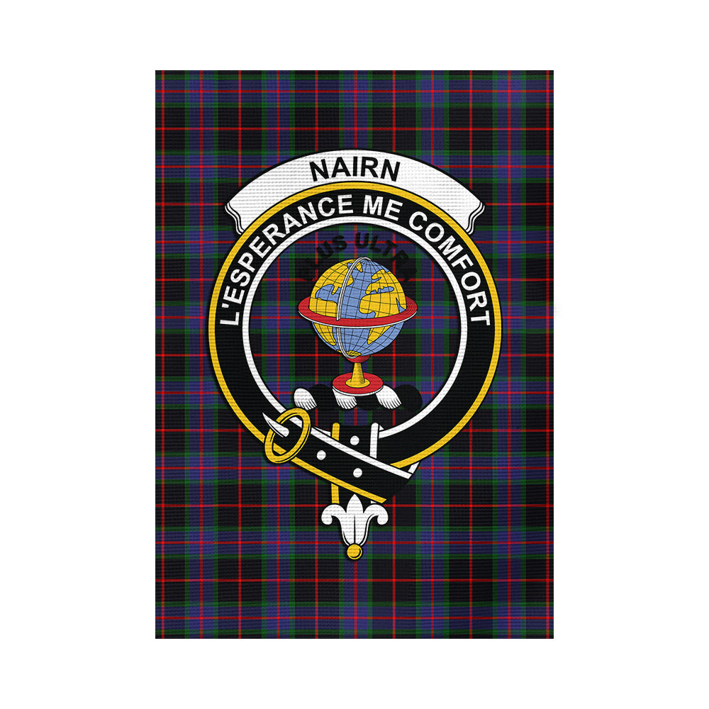 Nairn Tartan Flag with Family Crest - Tartan Vibes Clothing