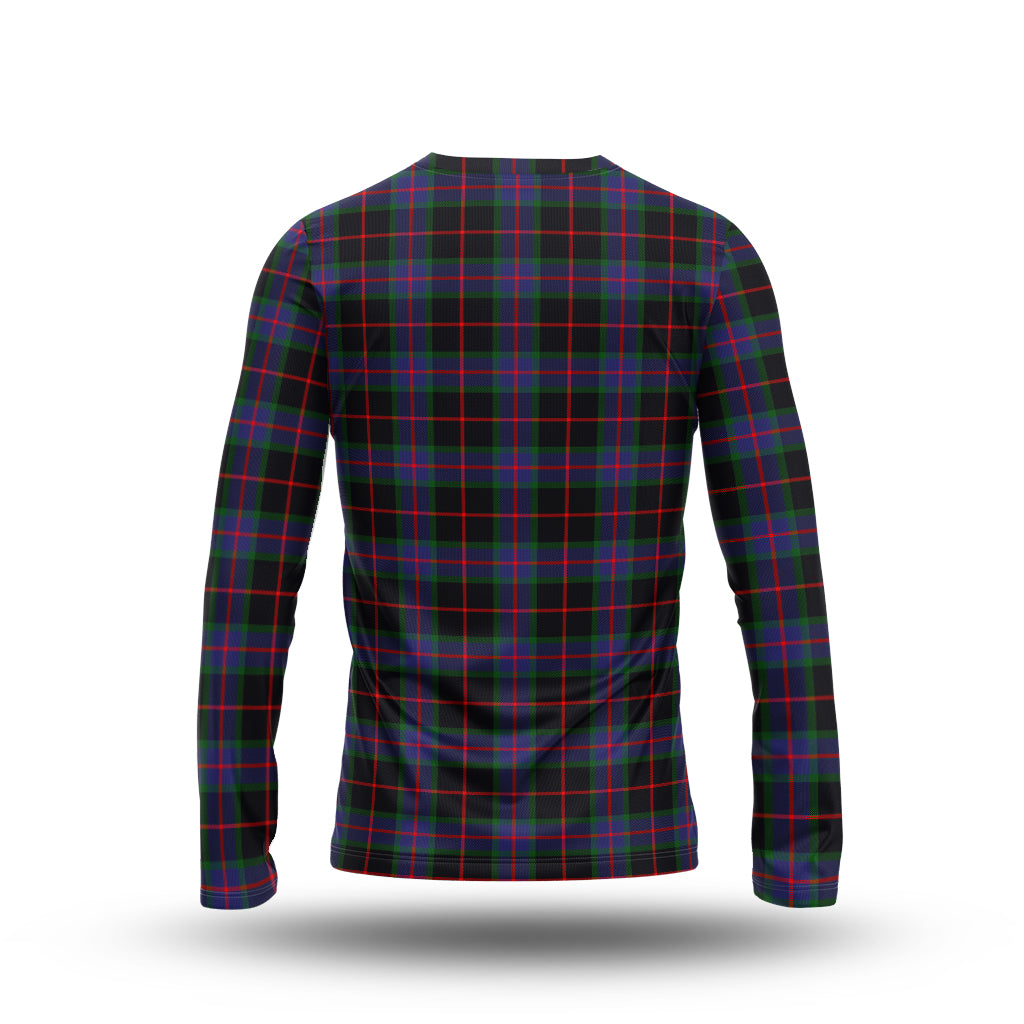 Nairn Tartan Long Sleeve T-Shirt with Family Crest - Tartan Vibes Clothing