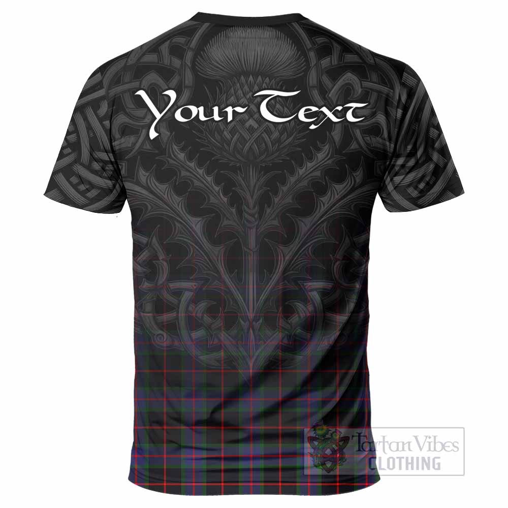 Nairn Tartan T-Shirt with Family Crest Celtic Thistle Vibes - Tartan Vibes Clothing