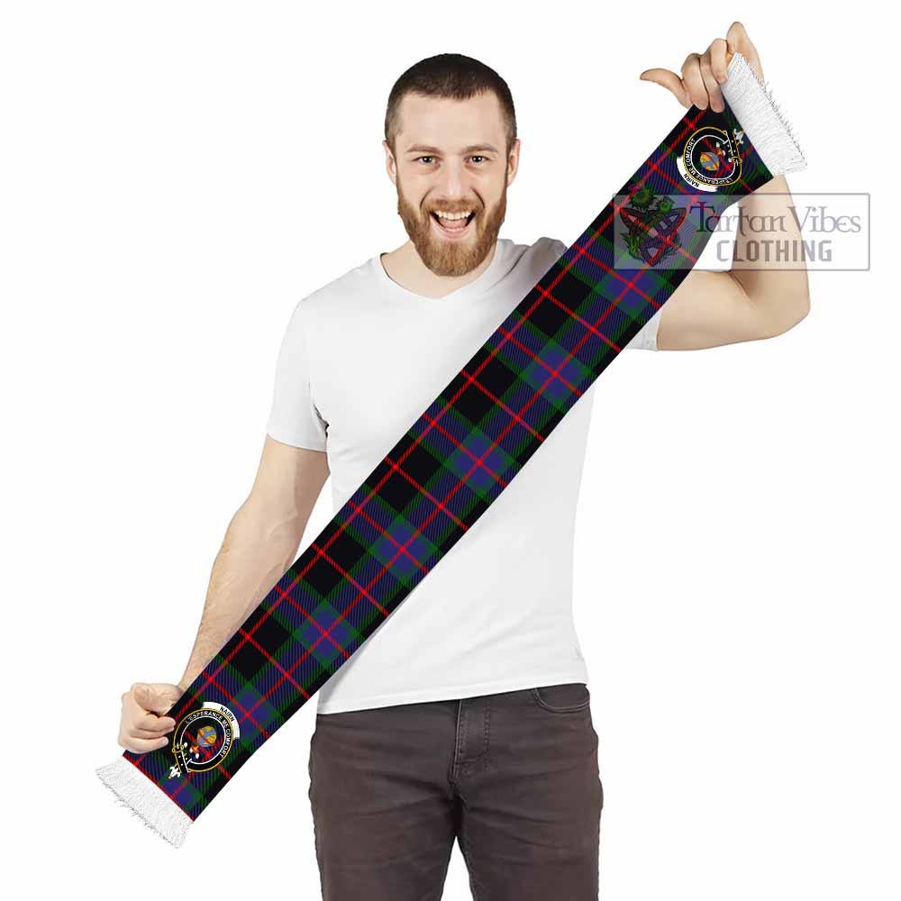 Nairn Tartan Ruffneck Scarf with Family Crest - Tartan Vibes Clothing