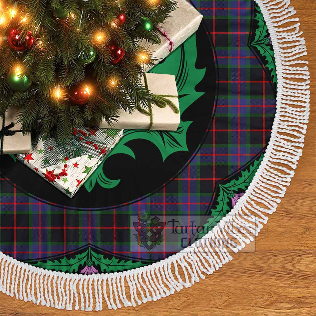 Nairn Tartan Christmas Tree Skirt Scottish Thistle Style - Tartan Vibes Clothing