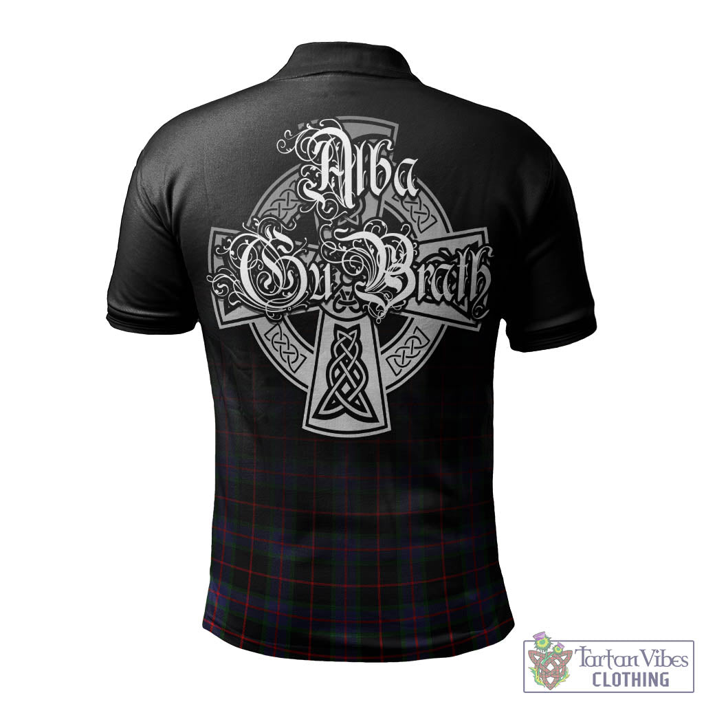 Nairn Tartan Polo Shirt Featuring Alba Gu Brath Family Crest Celtic Inspired - Tartan Vibes Clothing