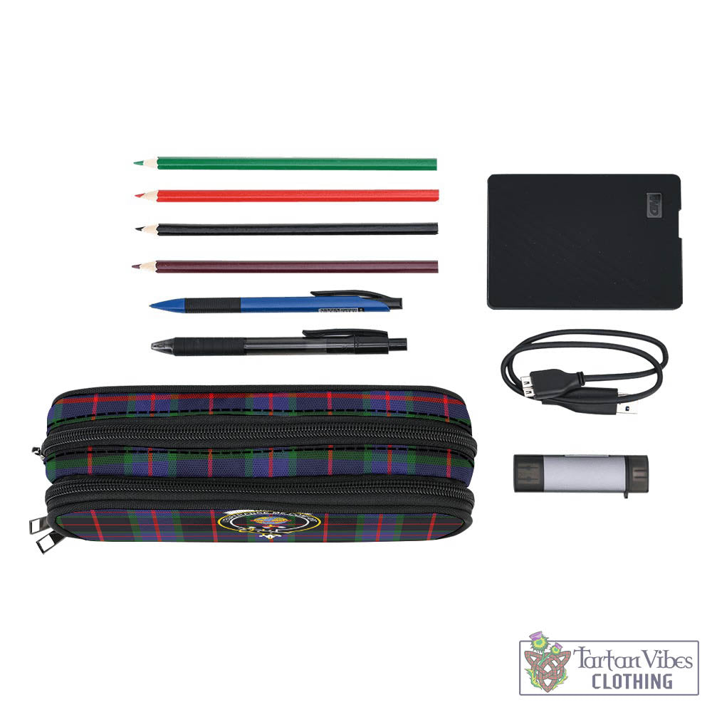 Nairn Tartan Pen and Pencil Case with Family Crest - Tartan Vibes Clothing