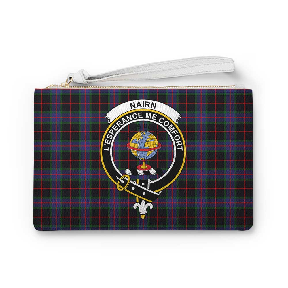 Tartan Vibes Clothing Nairn Family Crest Tartan Clutch Bag