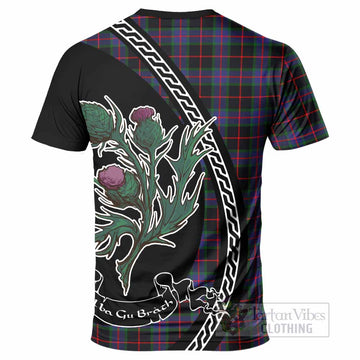 Nairn Family Crest Tartan T-Shirt Alba Thistle Inspired