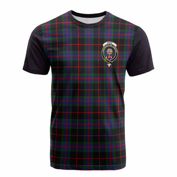 Nairn Tartan Accent Cotton T-shirt with Family Crest