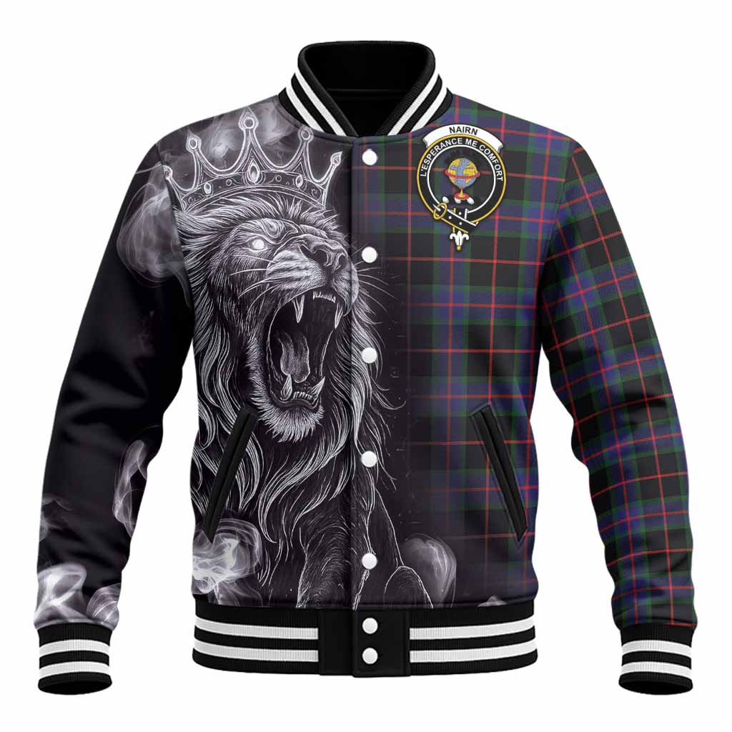 Nairn Tartan Baseball Jacket Roaring Lion Heritage