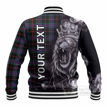 Nairn Tartan Baseball Jacket Roaring Lion Heritage