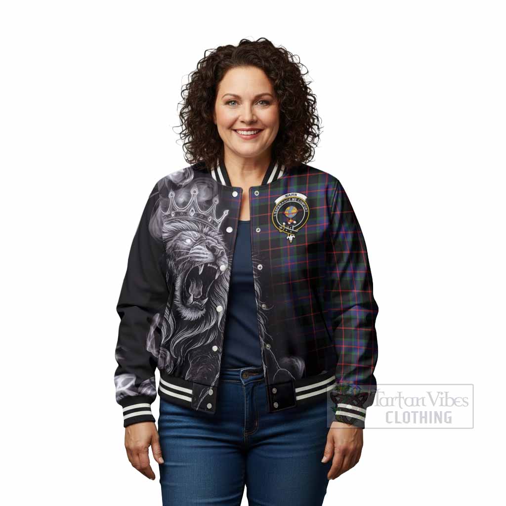 Nairn Tartan Baseball Jacket Roaring Lion Heritage