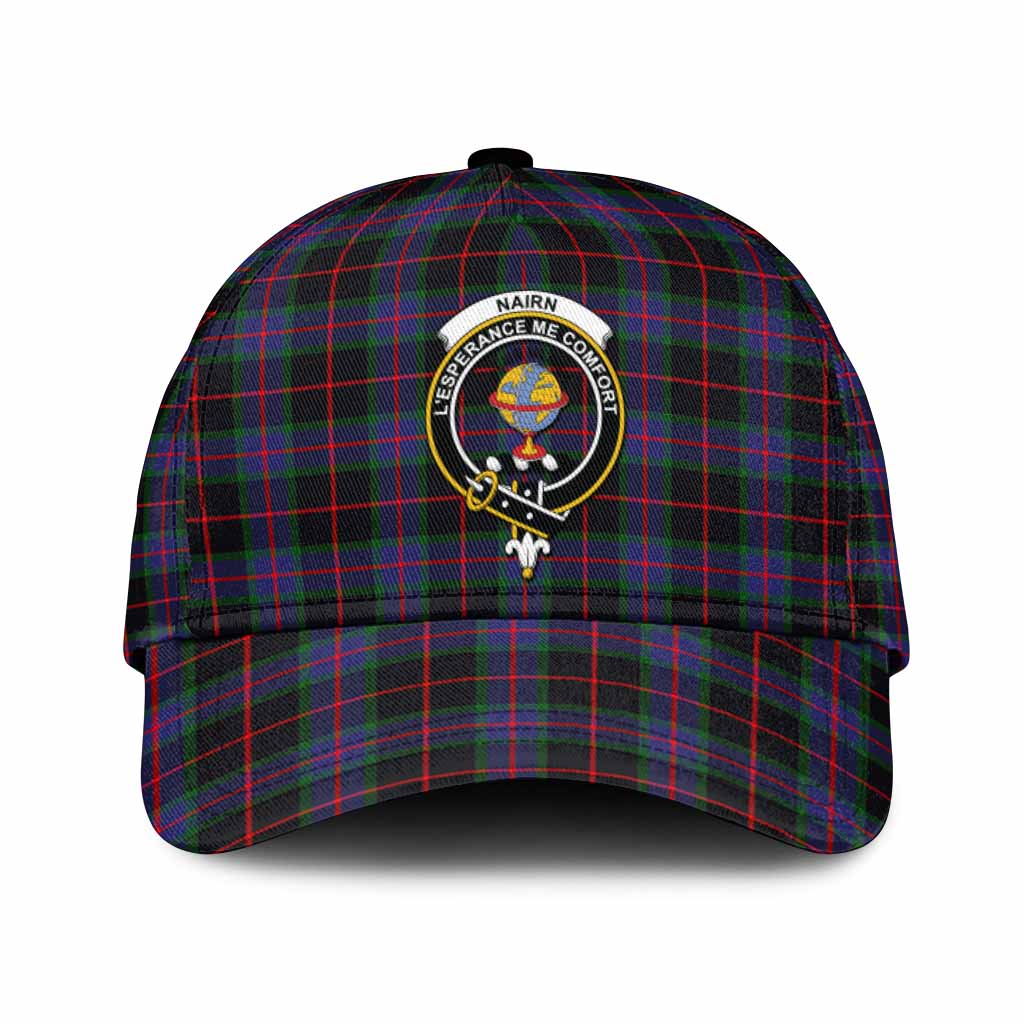 Nairn Tartan Classic Cap with Family Crest