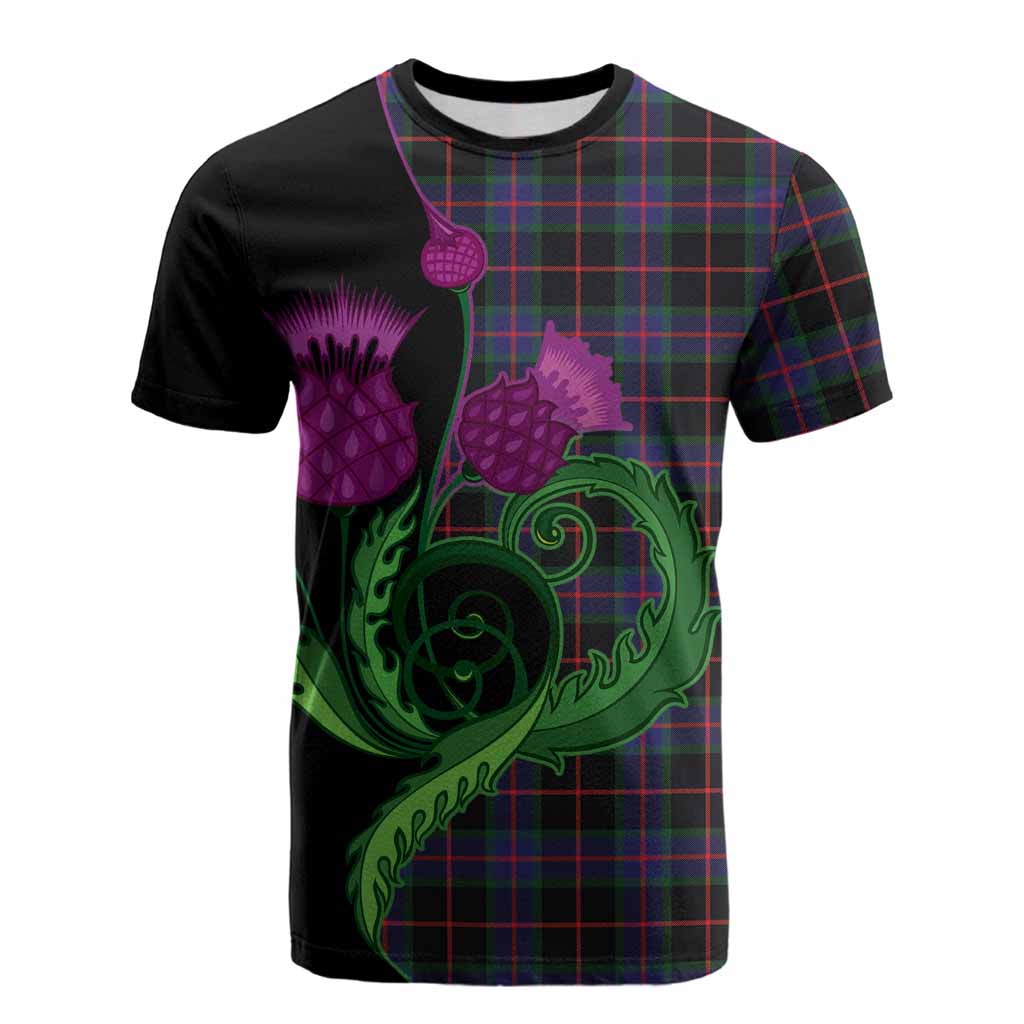 Nairn Tartan Cotton T-shirt Traditional Scottish Thistle