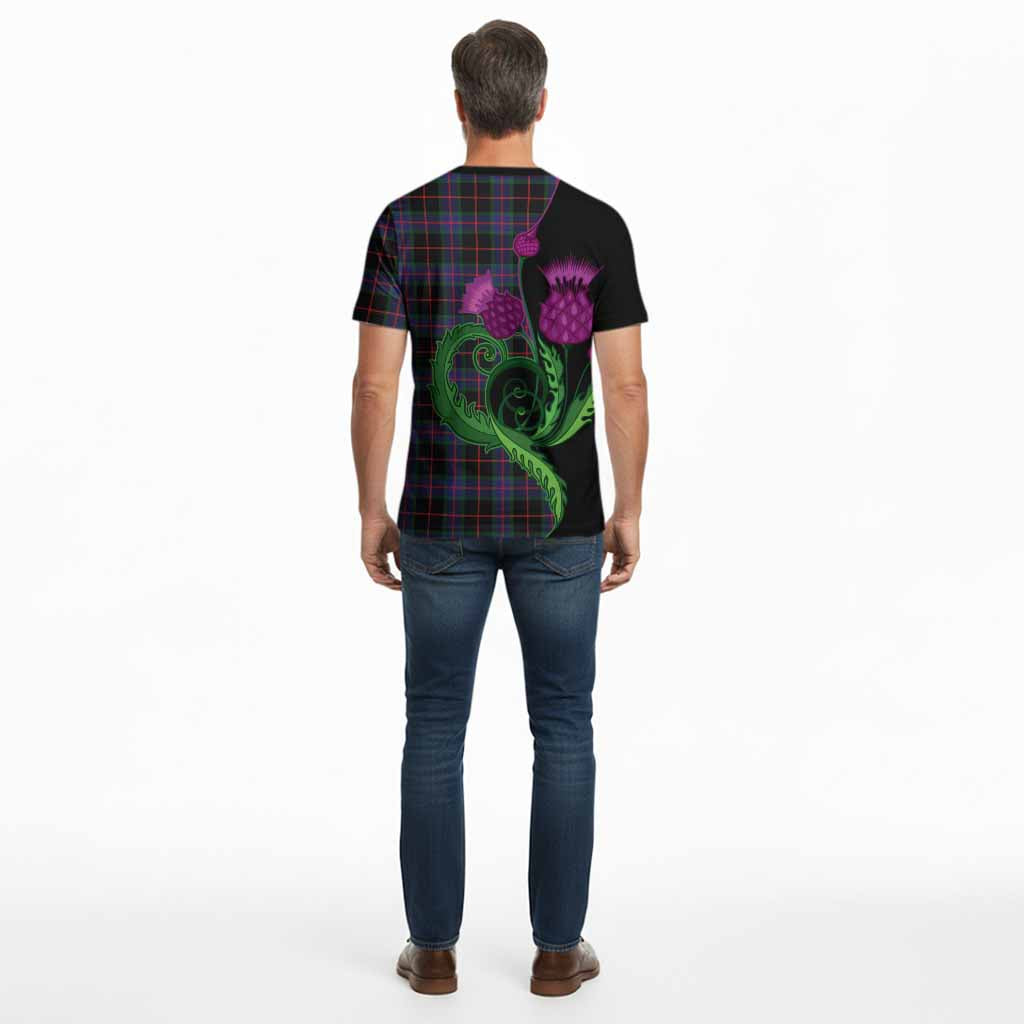 Nairn Tartan Cotton T-shirt Traditional Scottish Thistle