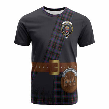 Nairn Tartan Crest Cotton T-shirt Kilt Costume Style