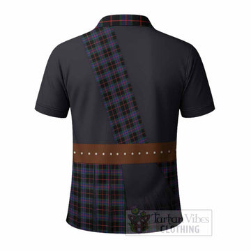 Nairn Tartan Crest Polo Shirt Kilt Costume Style
