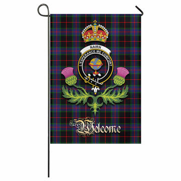 Nairn Tartan Family Crest Garden Flag Royal Thistle Welcome Style - Tartan Vibes Clothing