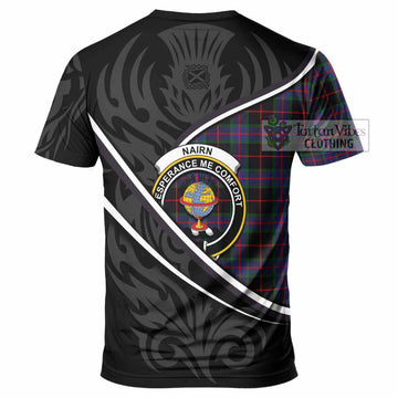 Nairn Tartan Family Crest T-shirt Celtic Scottish Thistle Floral - Tartan Vibes Clothing