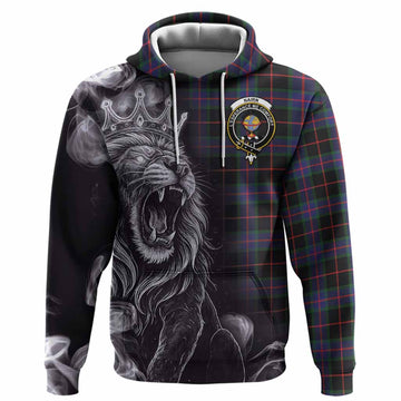 Nairn Tartan Hoodie Roaring Lion Heritage