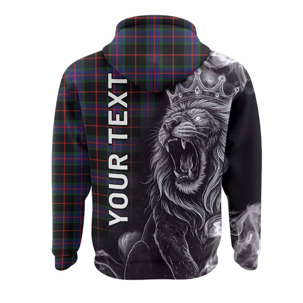 Nairn Tartan Hoodie Roaring Lion Heritage