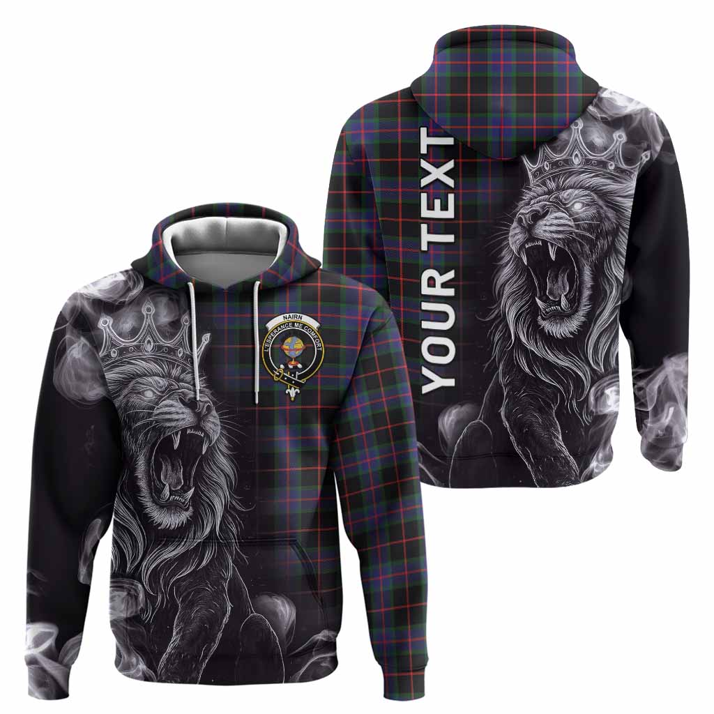 Nairn Tartan Hoodie Roaring Lion Heritage