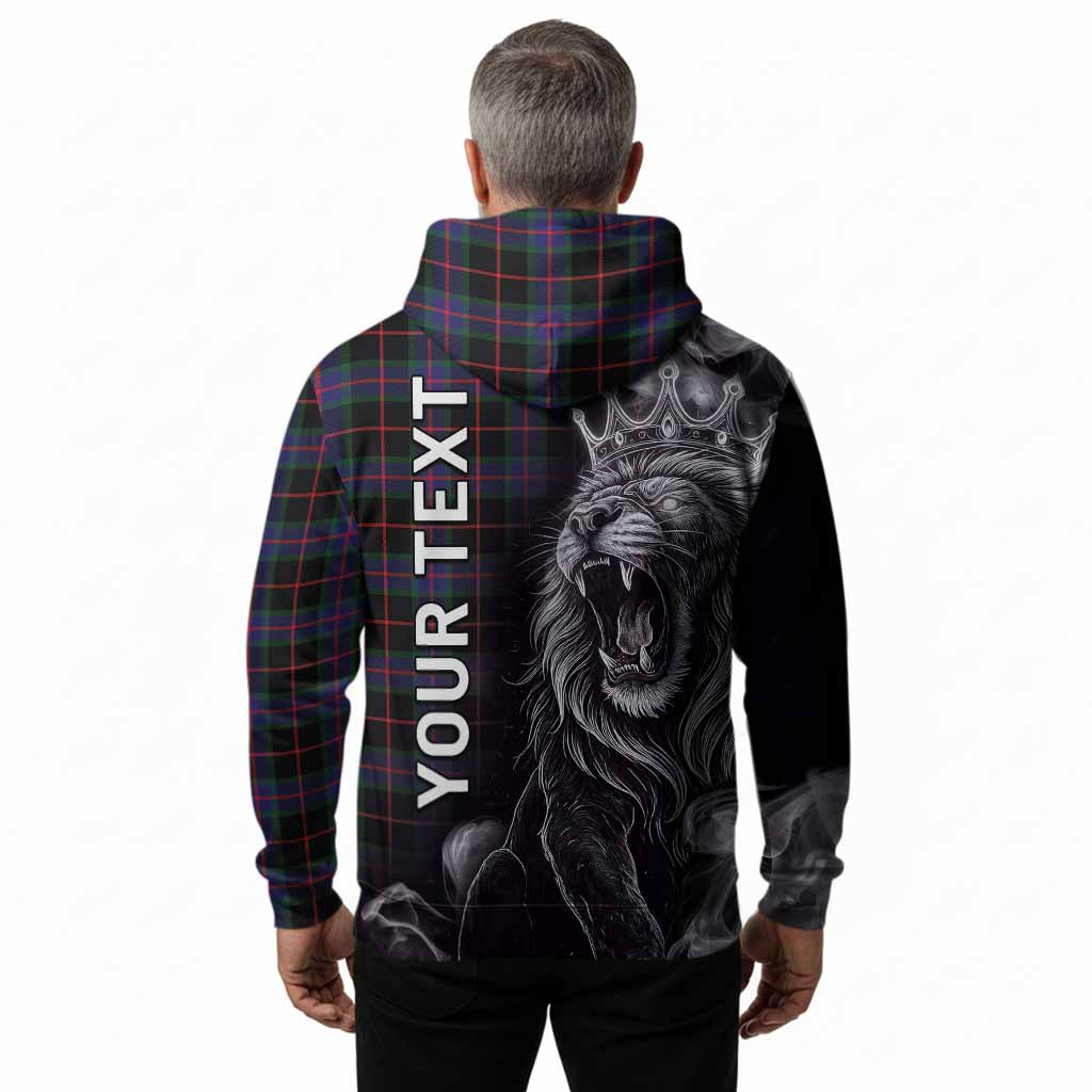 Nairn Tartan Hoodie Roaring Lion Heritage