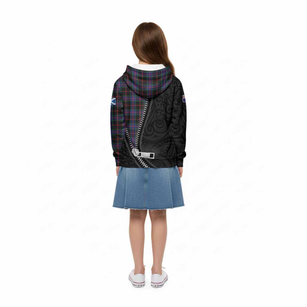 Nairn Tartan Kid Hoodie New Zealand Pattern Unique Zipper Stylized
