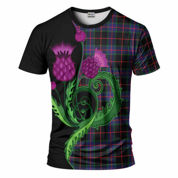 Nairn Tartan T-Shirt Traditional Scottish Thistle