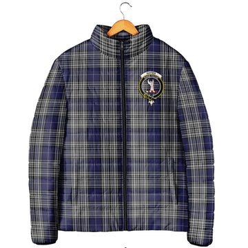Napier Tartan Padded Jacket with Family Crest