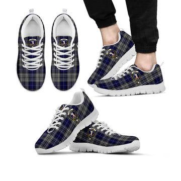 Napier Tartan Sneakers with Family Crest