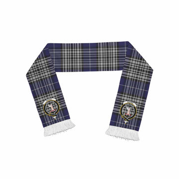 Tartan Vibes Clothing Napier Tartan Ruffneck Scarf with Family Crest