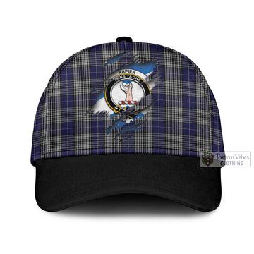 Napier Tartan Classic Cap with Family Crest In Me Style