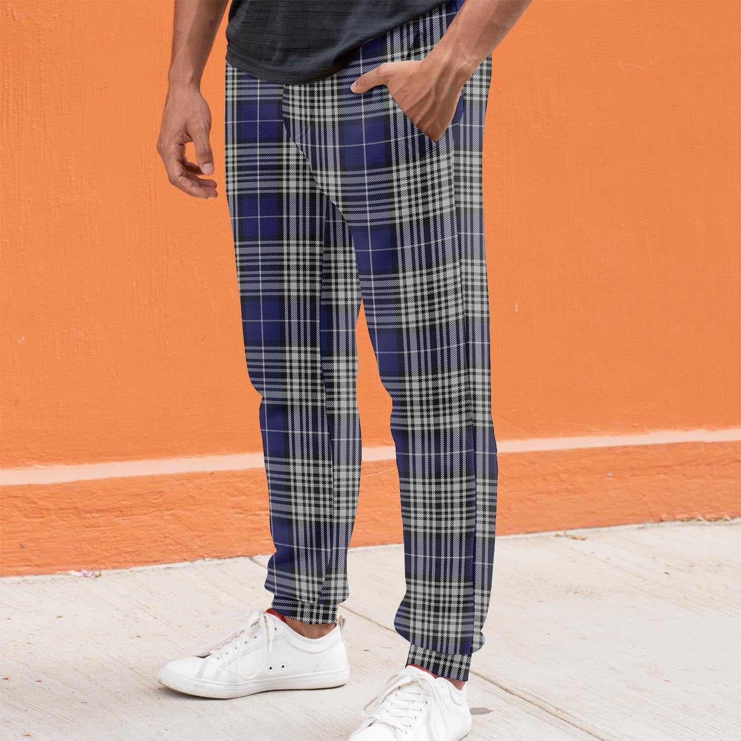 Napier Tartan Joggers Pants S - Tartan Vibes Clothing