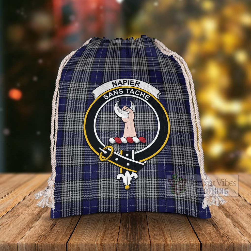 Tartan Vibes Clothing Napier Tartan Christmas Santa's Bag with Family Crest