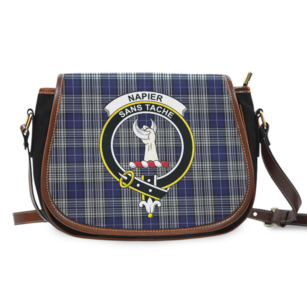 Napier Tartan Saddle Bag with Family Crest - Tartan Vibes Clothing