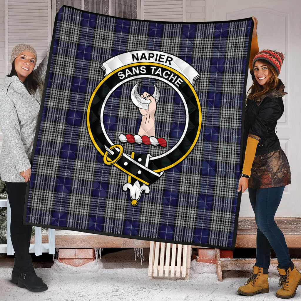 napier-tartan-quilt-with-family-crest