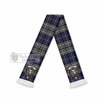 Tartan Vibes Clothing Napier Tartan Ruffneck Scarf with Family Crest