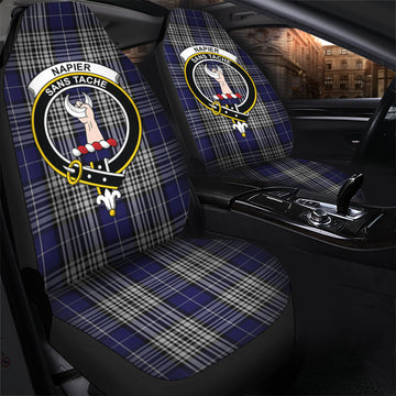 Napier Tartan Car Seat Cover with Family Crest - Tartanvibesclothing