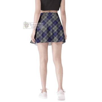 Napier Tartan Women's Plated Mini Skirt Cross Style