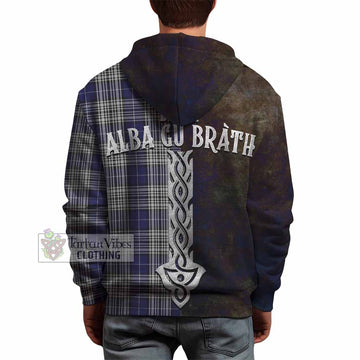 Napier Tartan Family Crest Hoodie Alba Gu Brath Be Brave Lion Ancient Style