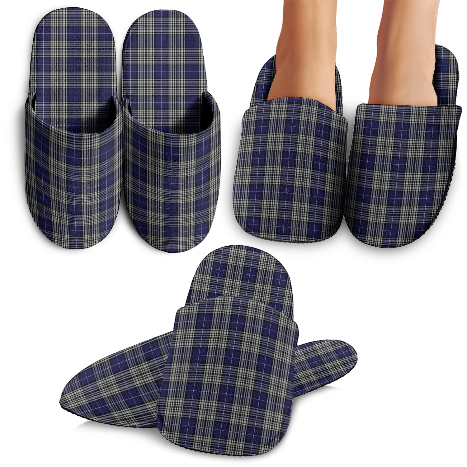 Napier Tartan Home Slippers - Tartanvibesclothing Shop