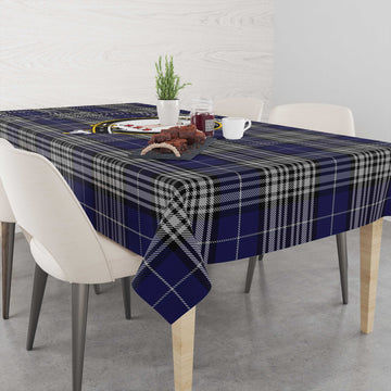 Napier Tartan Tablecloth with Family Crest