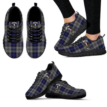 Napier Tartan Sneakers with Family Crest