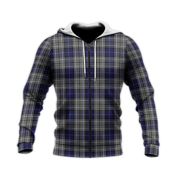 Napier Tartan Knitted Hoodie