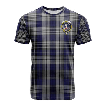 Napier Tartan T-Shirt with Family Crest