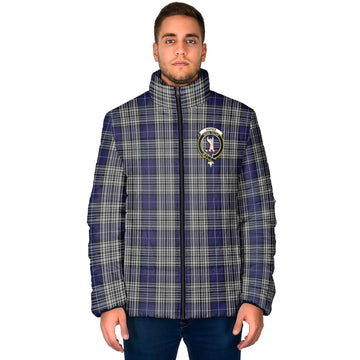 Napier Tartan Padded Jacket with Family Crest