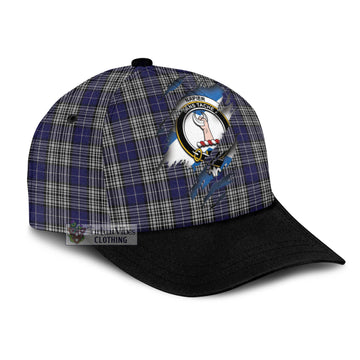 Napier Tartan Classic Cap with Family Crest In Me Style