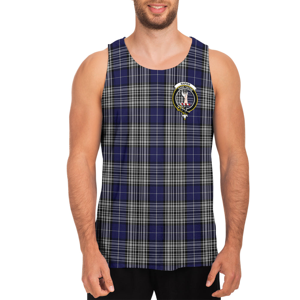 napier-tartan-mens-tank-top-with-family-crest