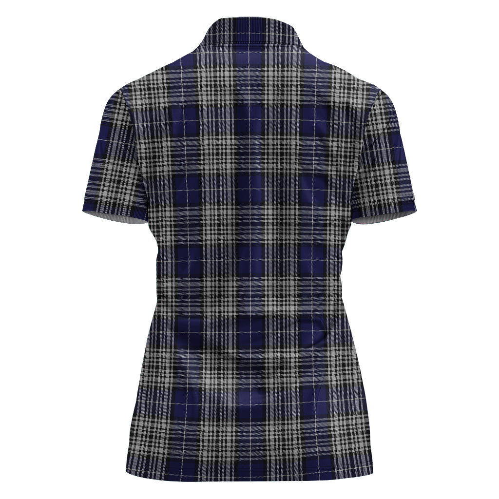 napier-tartan-polo-shirt-with-family-crest-for-women